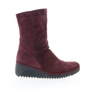 Fly London Burgundy Heeled Boots